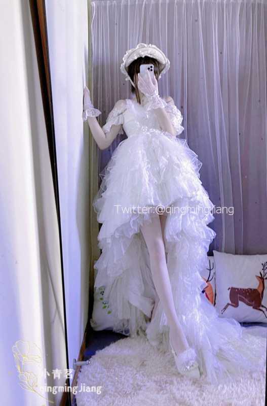 小青茗 白色花嫁纱 [30P+1V/550M]