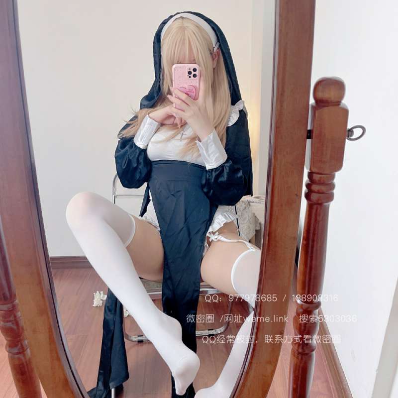 小蔡头喵喵喵 白丝修女 [185P+1V/1.48G]