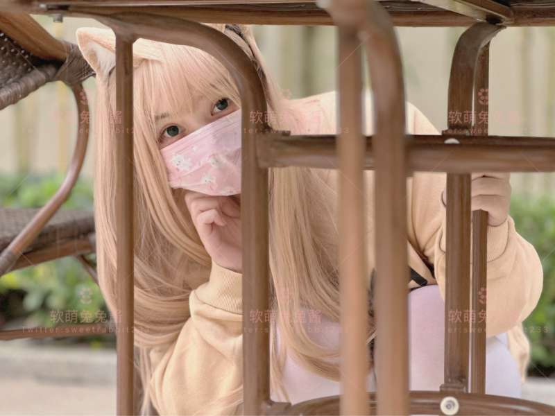 粉嫩网红软萌兔兔酱新作黄豆粉猫娘 [76P+1V/427M]