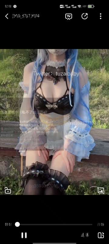 极品网红兔酱(tuzaibaby)会员作品第四期 [2V/812M]