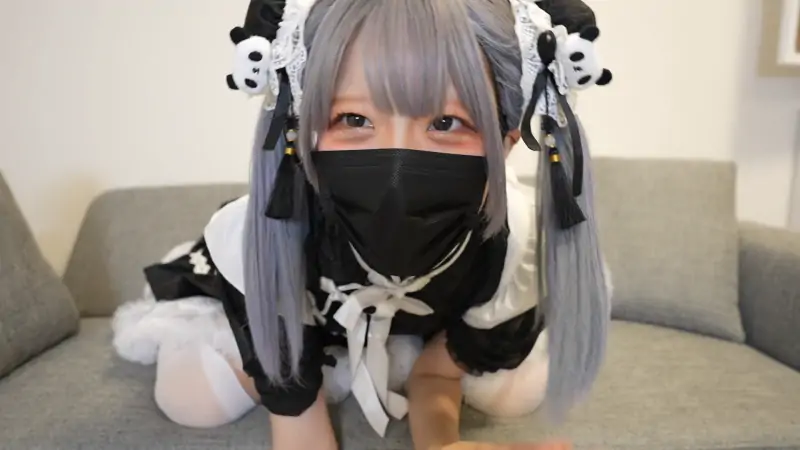 Hamusuk_k – 新作 21分钟 Cos熊猫女仆 [2V/6.01G]