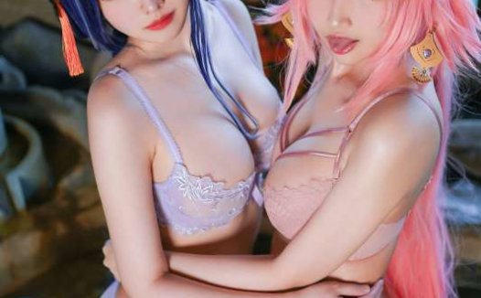 老牌网红Arty亚缇与KaYa萱联动作品雷电将军&八重神子 [75P/190M]