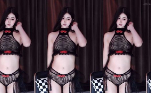 颜值女神 欣彤 定制透视渔网 [1V/445M]